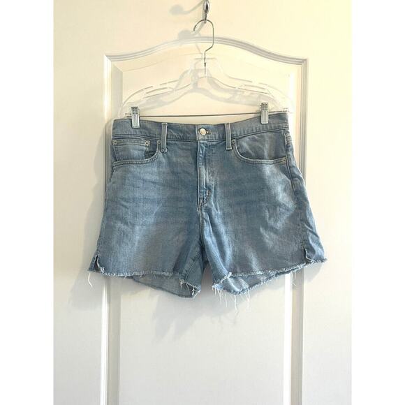 J. Crew High-rise midlength denim short in harbor wash - Picture 2 of 10